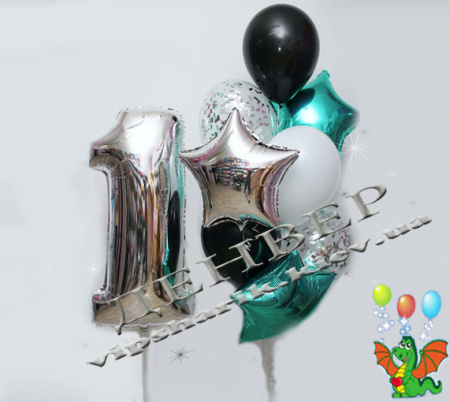 Букет гелиевых шаров &quot;Один год&quot;