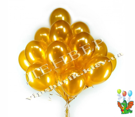 Букет Злата с золотыми шарами