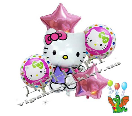 Букет гелиевых шаров &quot;Китти звезда&quot;