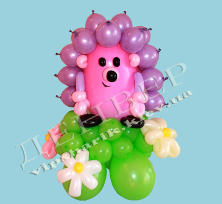 Ежик розовый