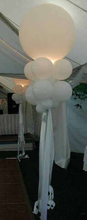 Светящийся шар под потолком