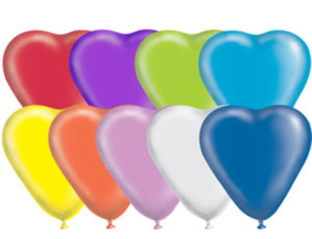 Сердце 16" Пастель цвета ассортимент