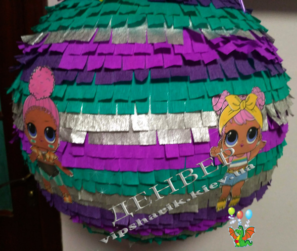 Пиньята ЛОЛ блеск+бита