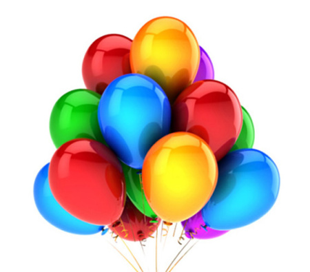 Шарик с гелием 12&quot; (30 см) пастель ассорти  (с HF). Арт.100105