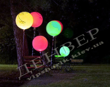 Большие светящиеся шары 27" с белым диодом