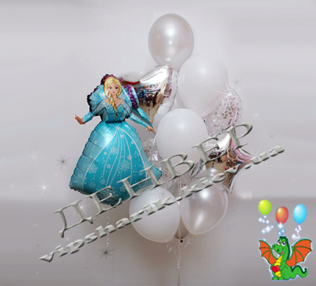 Букет гелиевых шаров "Эльза"