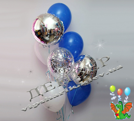 Букет гелиевых шаров "Облака"
