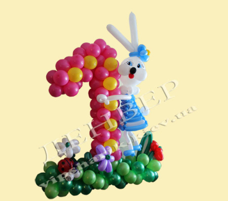 Единичка с зайчихой