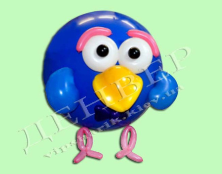 Шар-сюрприз Енгри Бердс синий на 100 шаров