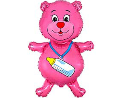 Мишка с бутылкой