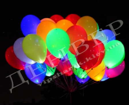 Шарики 14" с белым диодом