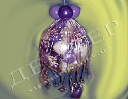 Шар-сюрприз на 100 шаров "Фиальто"