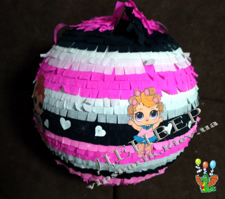 Пиньята ЛОЛ черная+бита || Пиньята ЛОЛ черная+бита