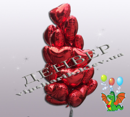 Букет из шаров сердец Лаура