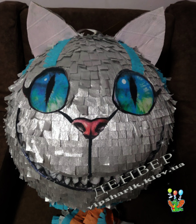 Пиньята Кот чеширский+бита