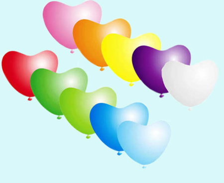 Сердце 11" пастель без HF