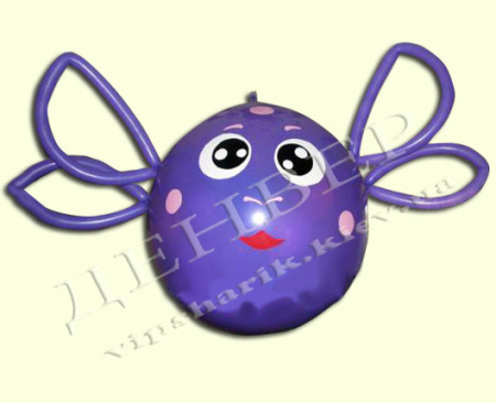 Шар-сюрприз "Лунтик" с наполнением на 100 шаров