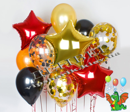 Букет гелиевых шаров "Сладкий ноябрь"